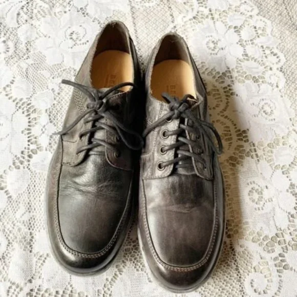 Bed Stu Workshop Organic Vegetable Tanned Leather Oxford Casual Shoes Men's 10.5 - Picture 2 of 9
